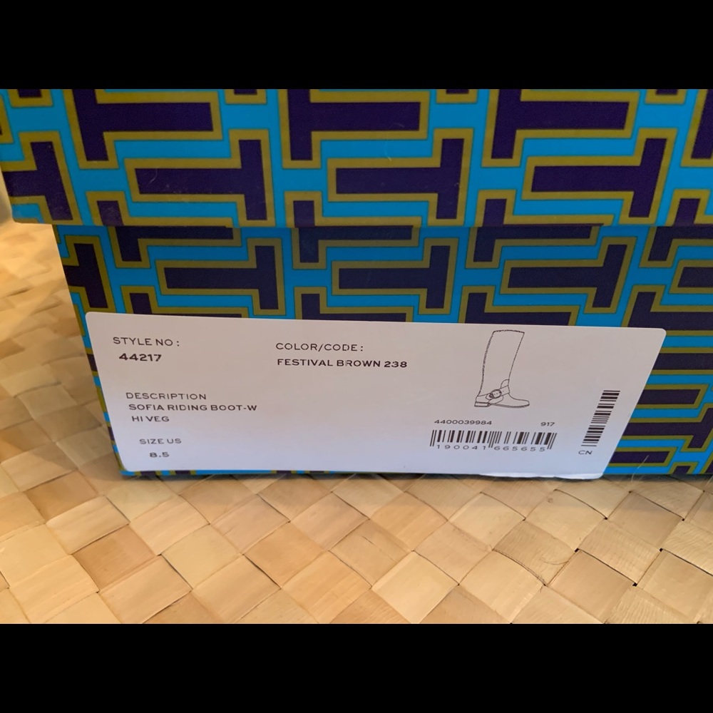 Tory Burch Sofia Riding Boot size 8.5 - Picture 8 of 10